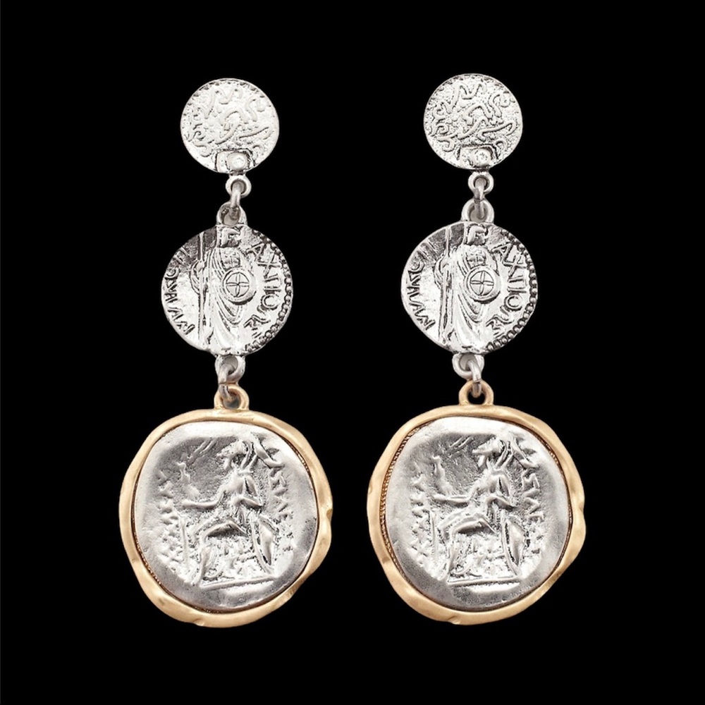 Coin earrings